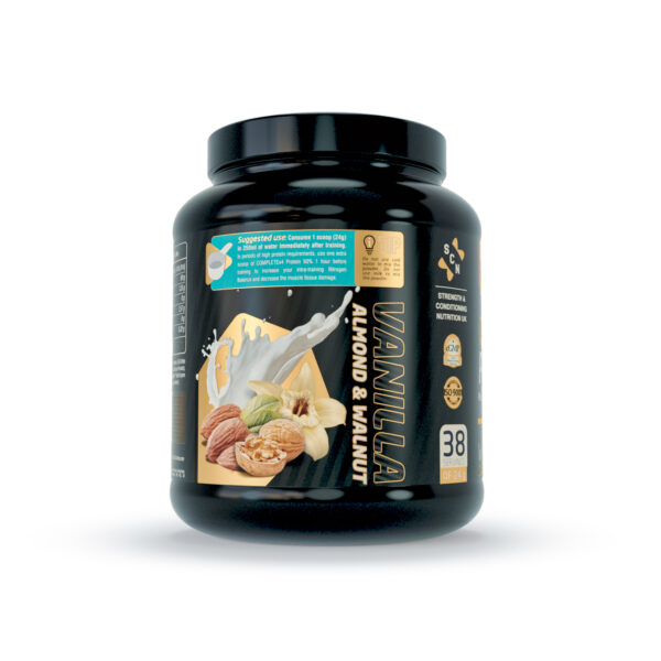 Isolated 100% & hydrolyzed beef, egg & whey protein CompleteX4-100% almond image by S-C-Nutrition.