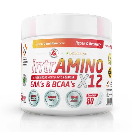 Amino acid formula-IntrAminos x12 image by S-C-Nutrition.
