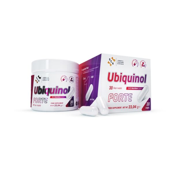 Ubiquinol Forte withUbiquinol, Curcumin, Proanthocyanidins & Bioperine image by S-C-Nutrition.